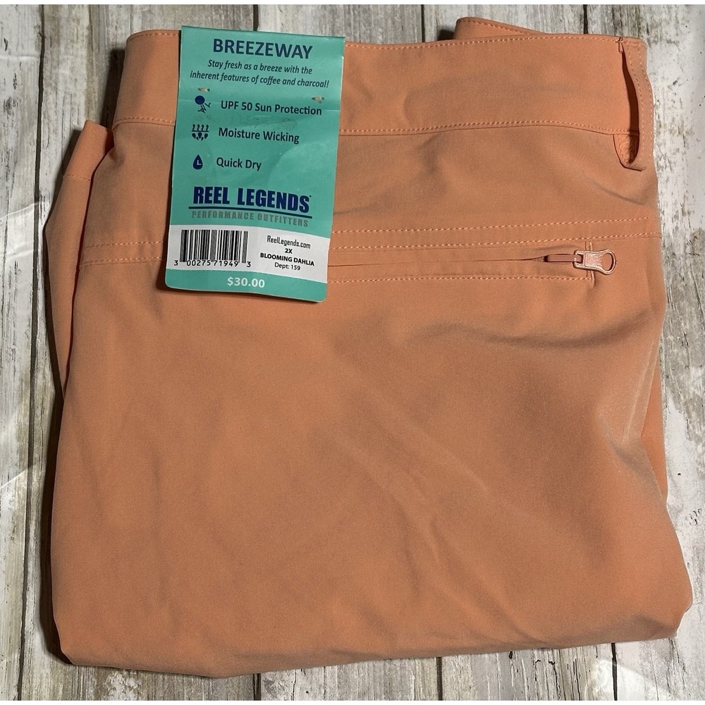 NWT Reel Legends Women's Breezeway Water Shorts Size 2X Blooming Dahlia